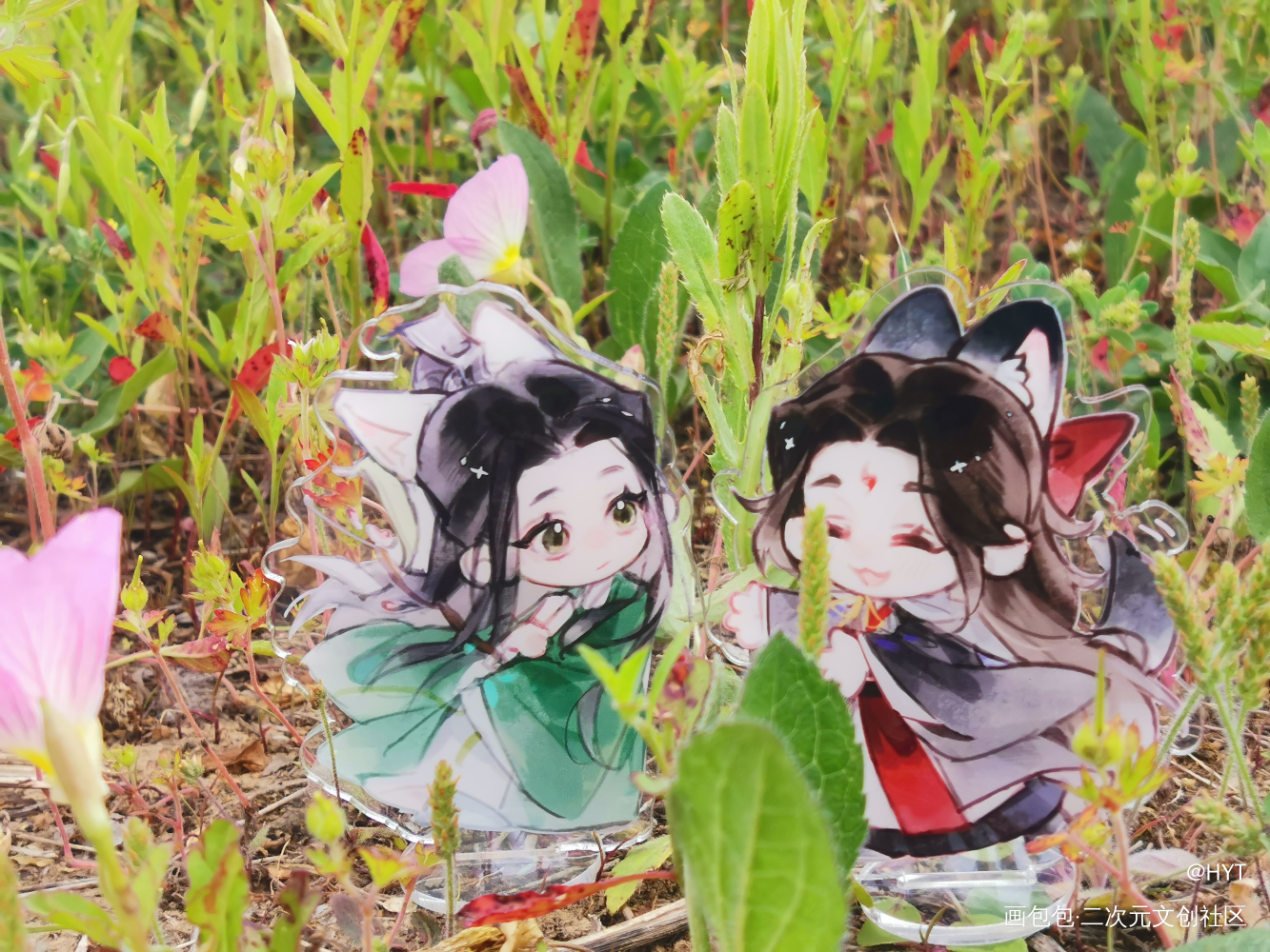 _人渣反派自救系统谷美分享洛冰河·人渣反派自救系统沈清秋·人渣反派自救系统绘画作品