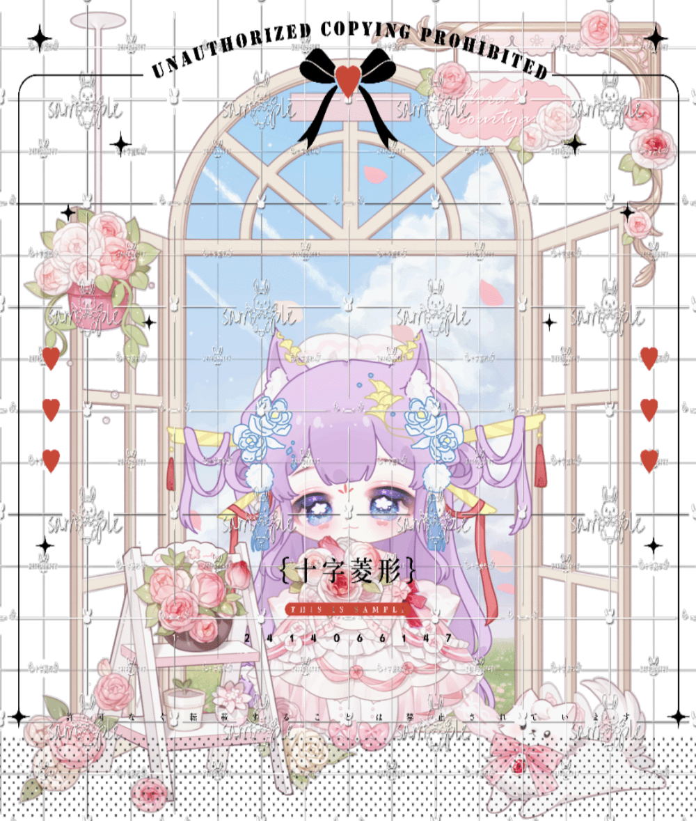 板炎牌「花房」_模板约稿板炎牌模板付费委托稿件模板绘画作品