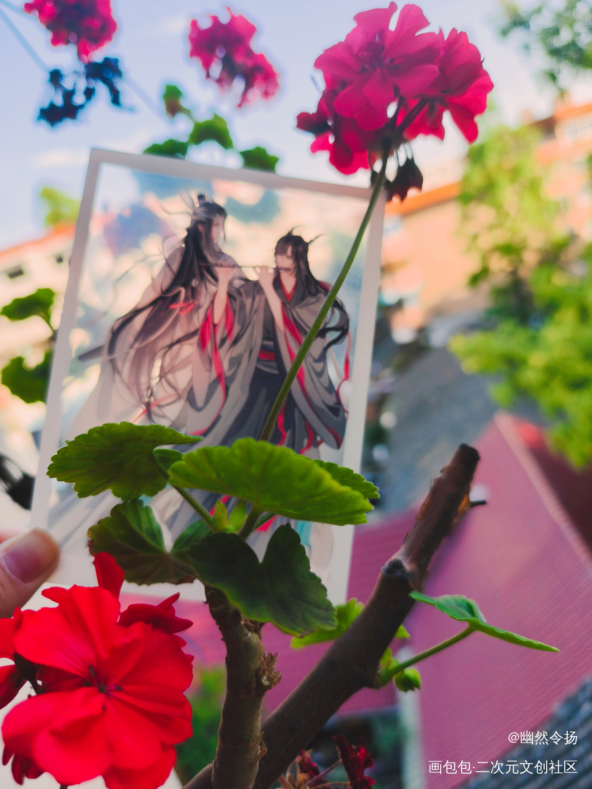 雨过天晴的浪漫_魔道祖师周边秀忘羡蓝忘机魏无羡绘画作品