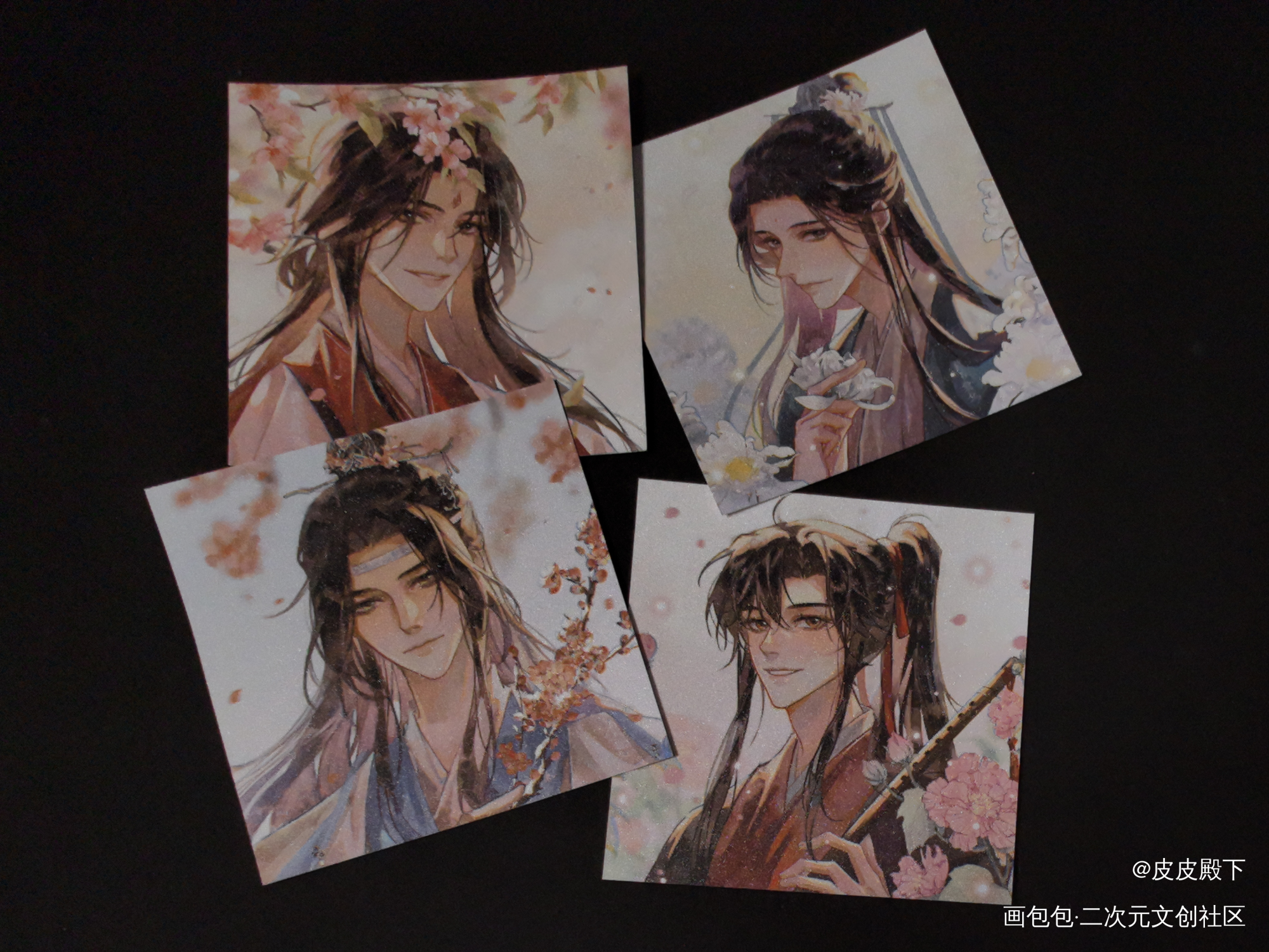 _人渣反派自救系统魔道祖师无料返图周边秀洛冰河·人渣反派自救系统沈清秋·人渣反派自救系统蓝忘机·魔道祖师魏无羡·魔道祖师绘画作品