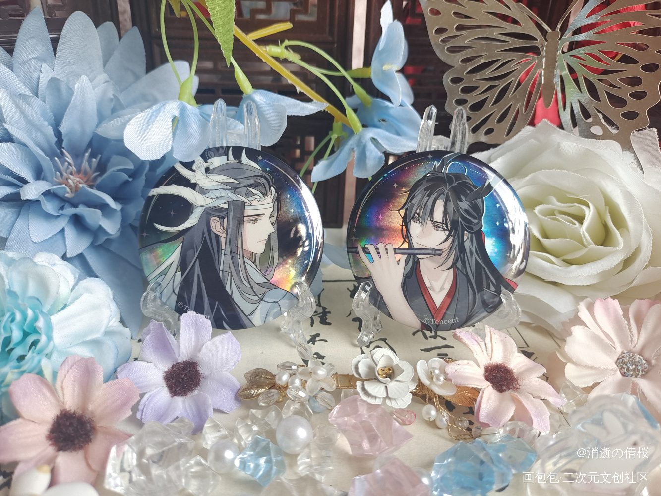 _魔道祖师随手记录春日碎片蓝忘机·魔道祖师魏无羡·魔道祖师绘画作品