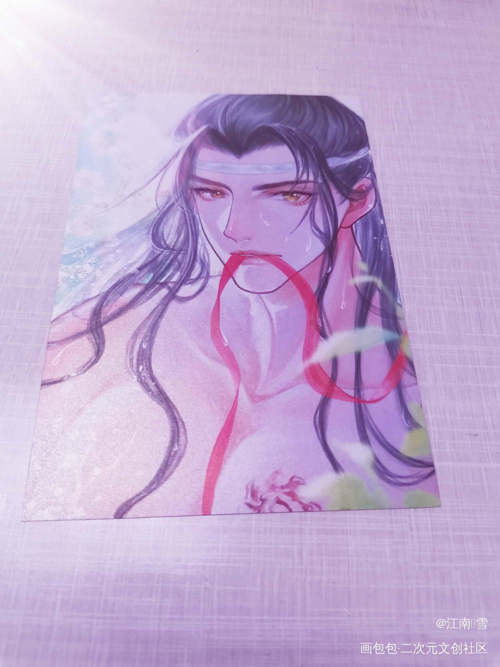 _魔道祖师谷美分享授权返图蓝忘机·魔道祖师绘画作品