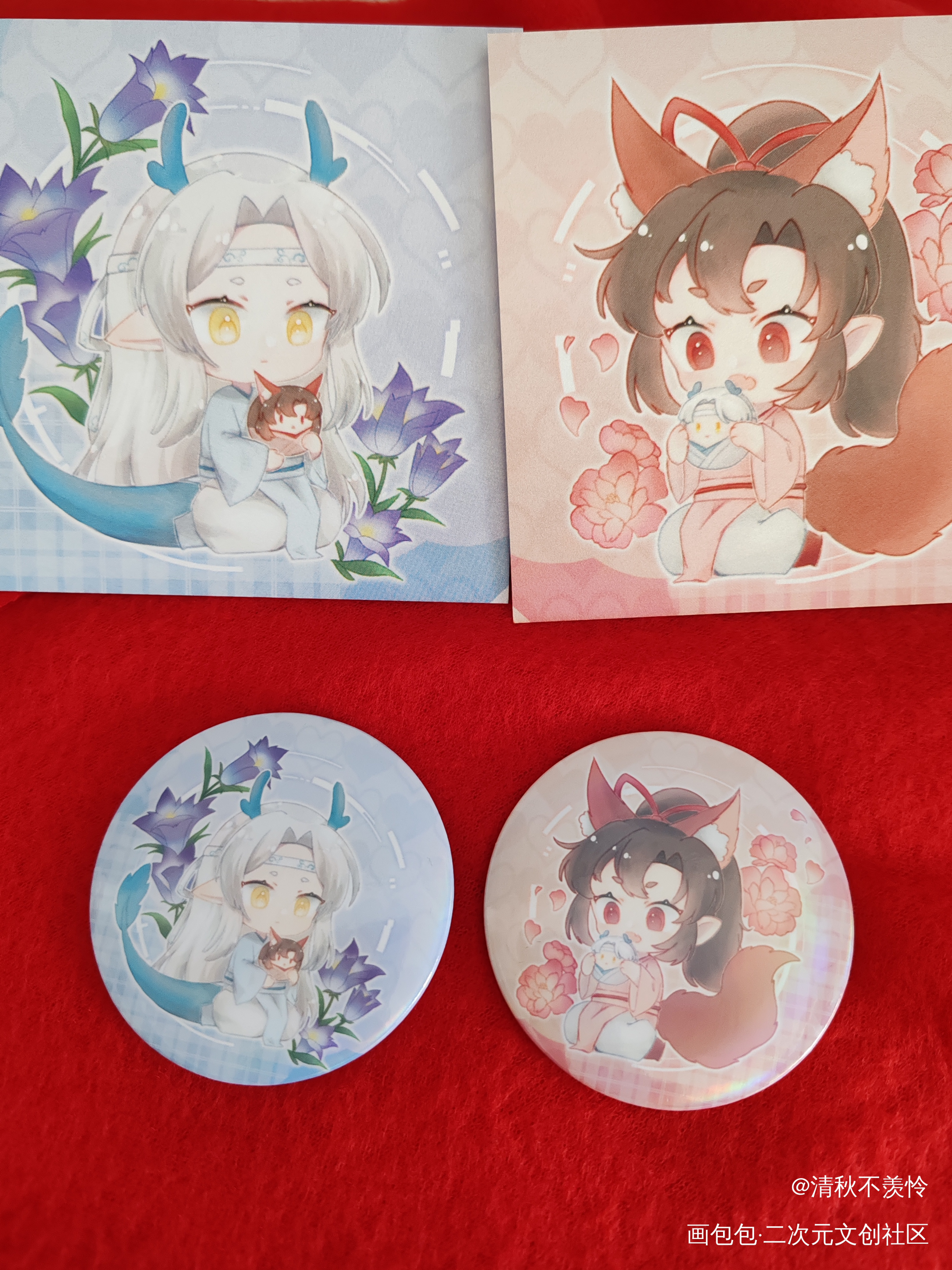 _魔道祖师无料返图忘羡蓝忘机魏无羡绘画作品