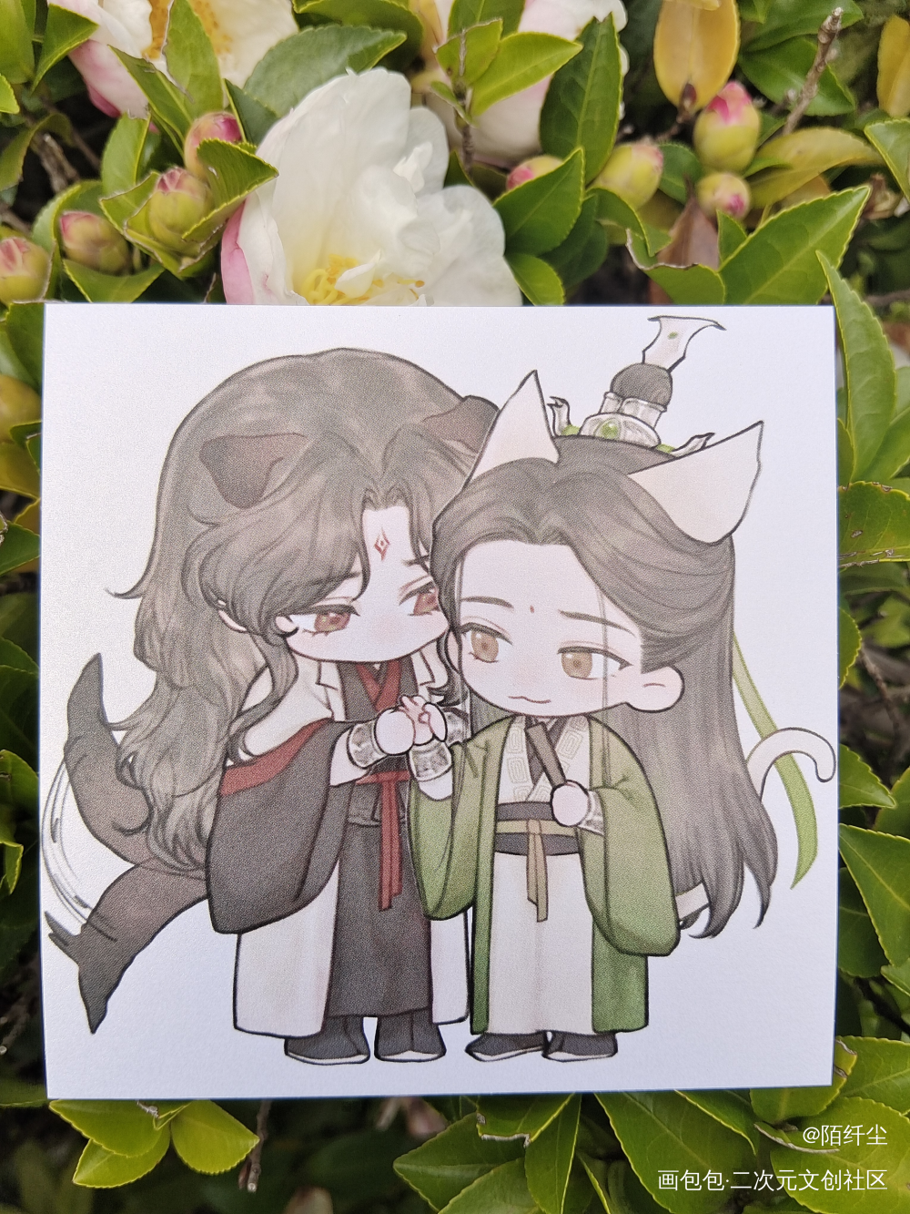 _人渣反派自救系统冰秋洛冰河·人渣反派自救系统沈清秋·人渣反派自救系统绘画作品