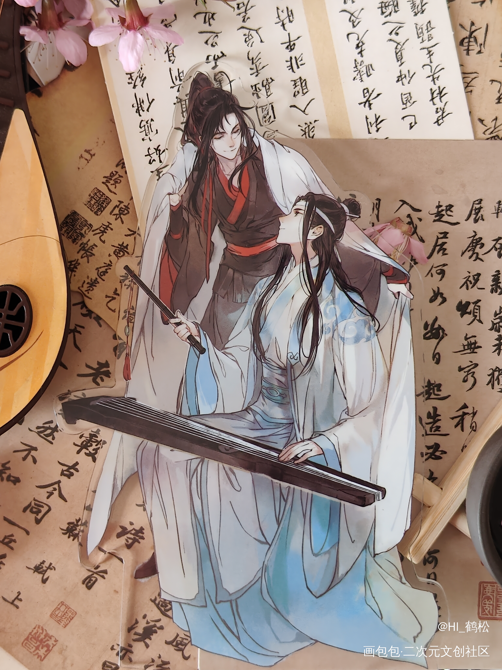 朝朝暮暮_魔道祖师忘羡蓝忘机·魔道祖师魏无羡·魔道祖师绘画作品