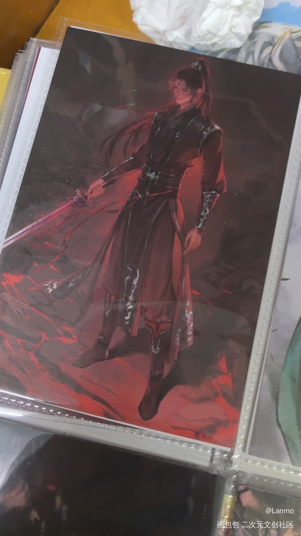 太美啦_人渣反派自救系统无料返图洛冰河绘画作品