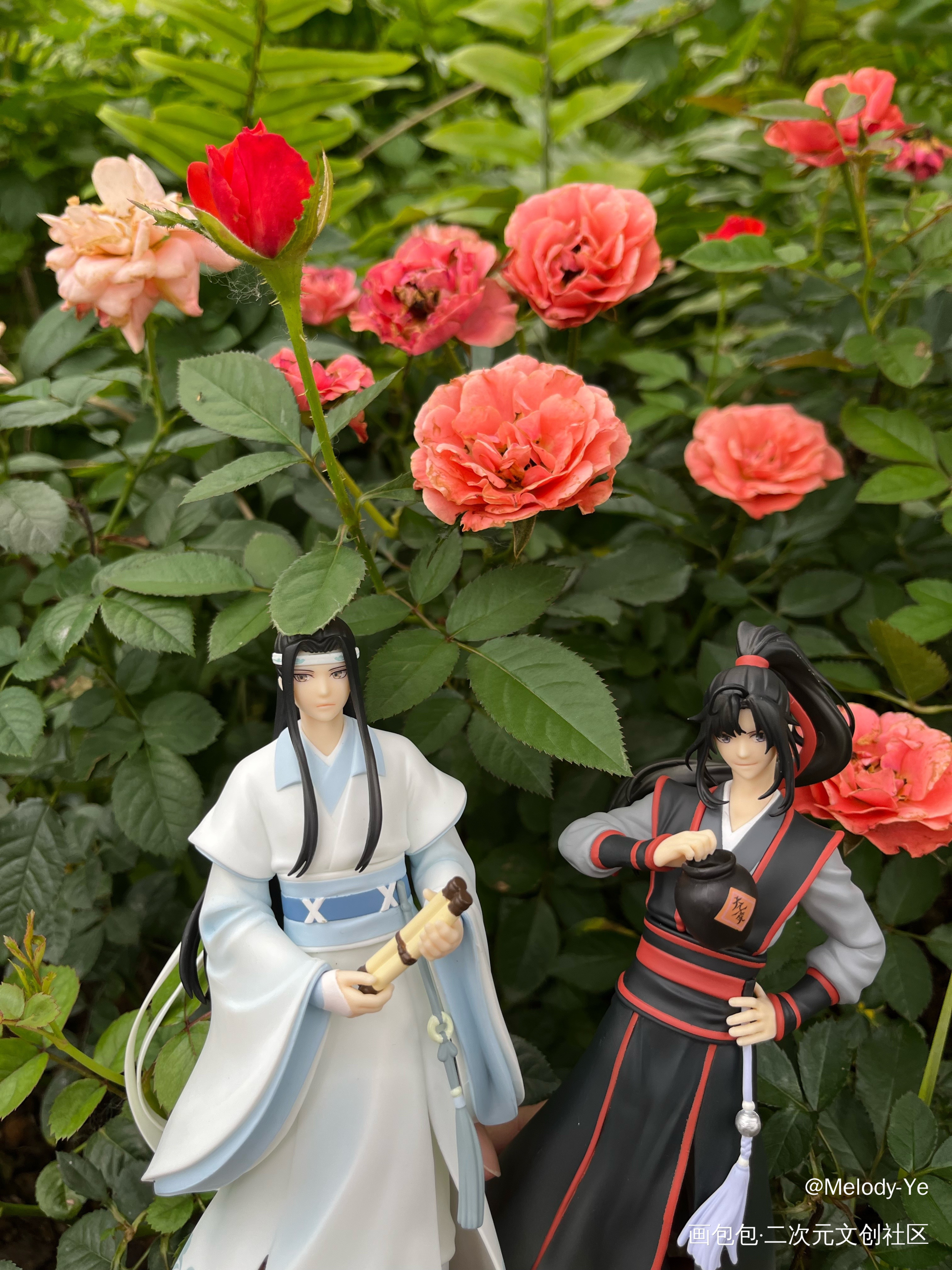 #蓝忘机魏无羡天生一对_魔道祖师站外返图无料返图蓝忘机·魔道祖师魏无羡·魔道祖师绘画作品