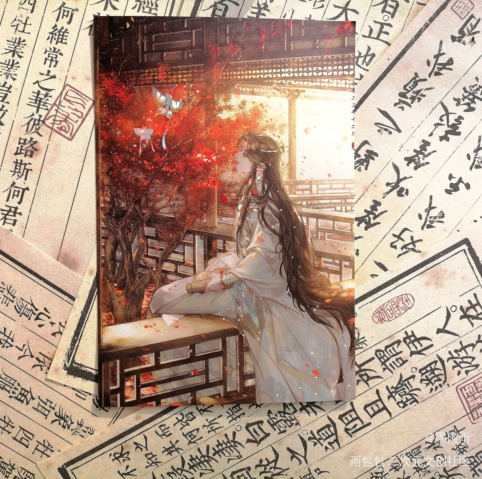 _天官赐福无料返图花城·天官赐福谢怜·天官赐福绘画作品