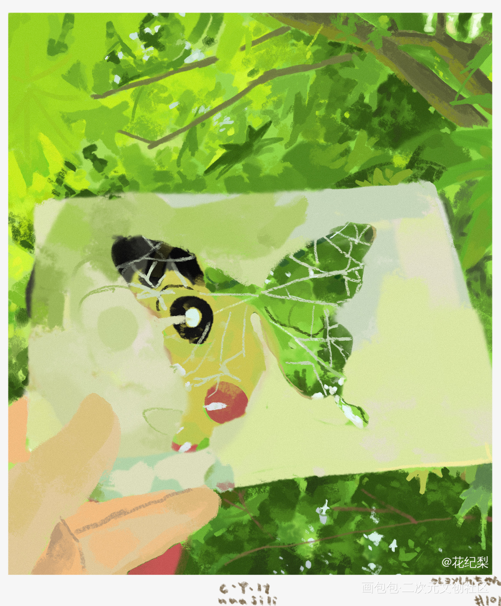 阳光_蜡笔小新插画速涂约稿板绘绘画作品