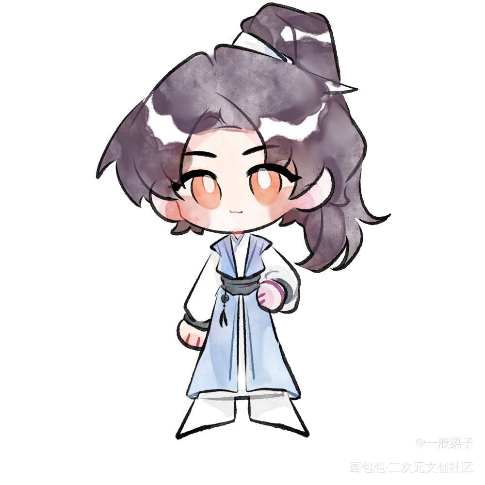 方小宝_莲花楼Q版方多病绘画作品