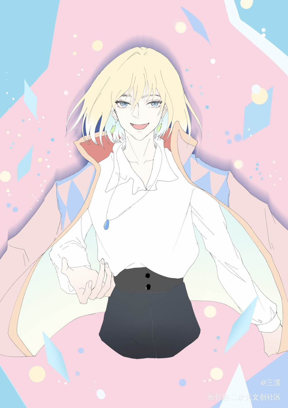 哈尔_哈尔的移动城堡绘画作品