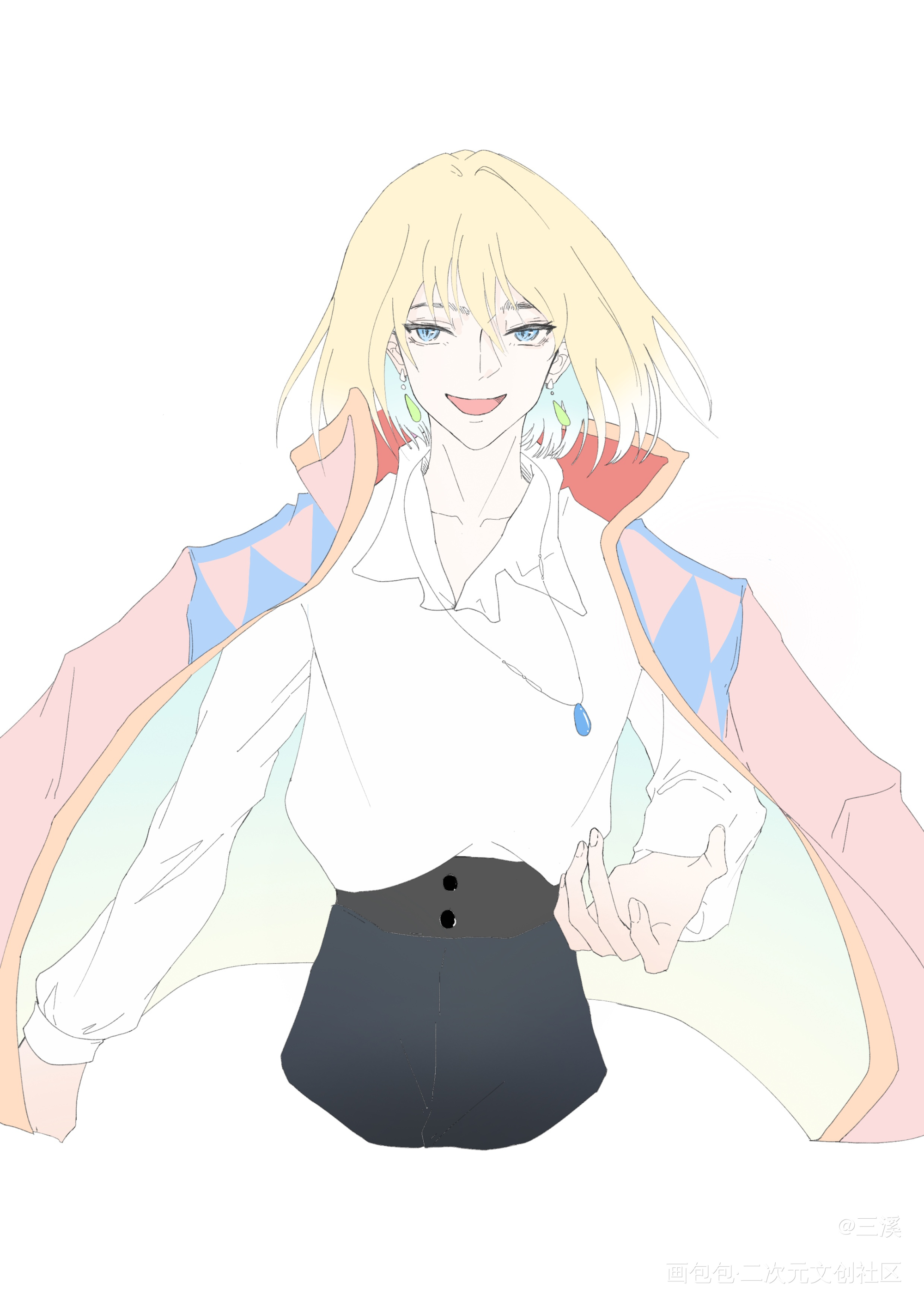 哈尔_哈尔的移动城堡绘画作品