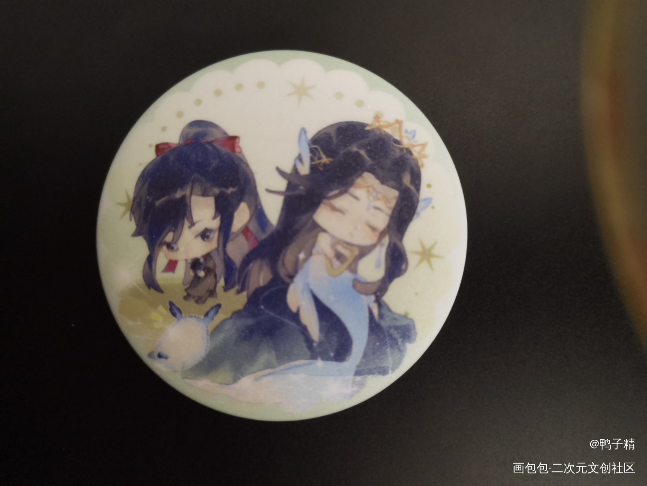 _魔道祖师授权返图蓝忘机魏无羡绘画作品