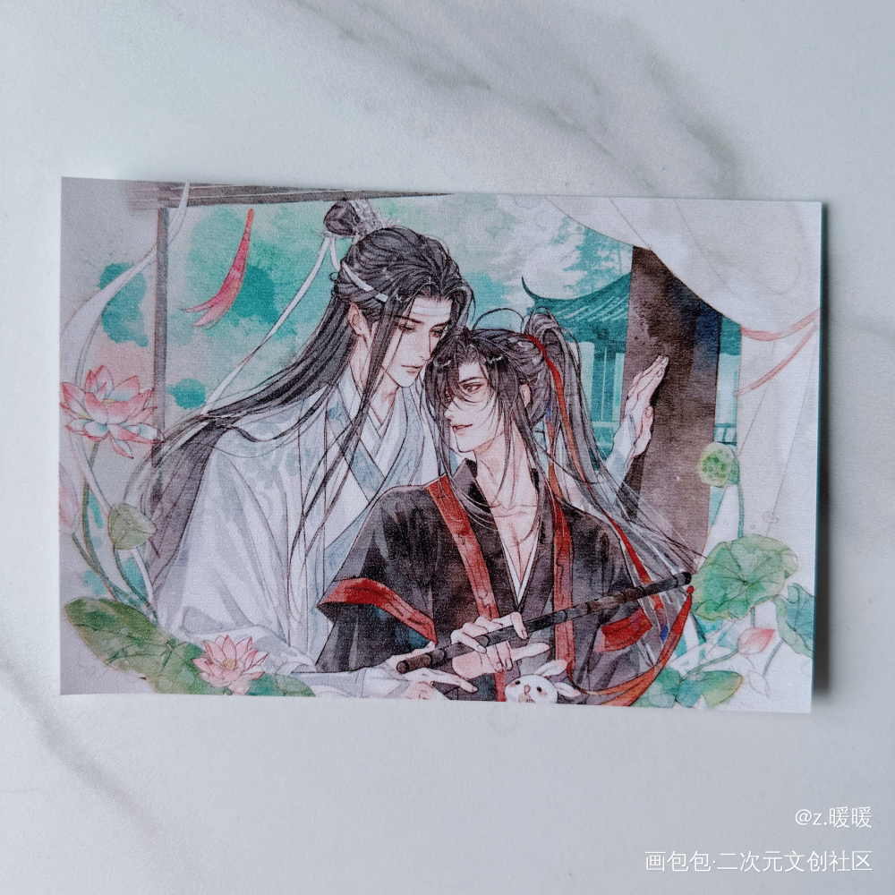 贴贴。_魔道祖师无料返图绘画作品