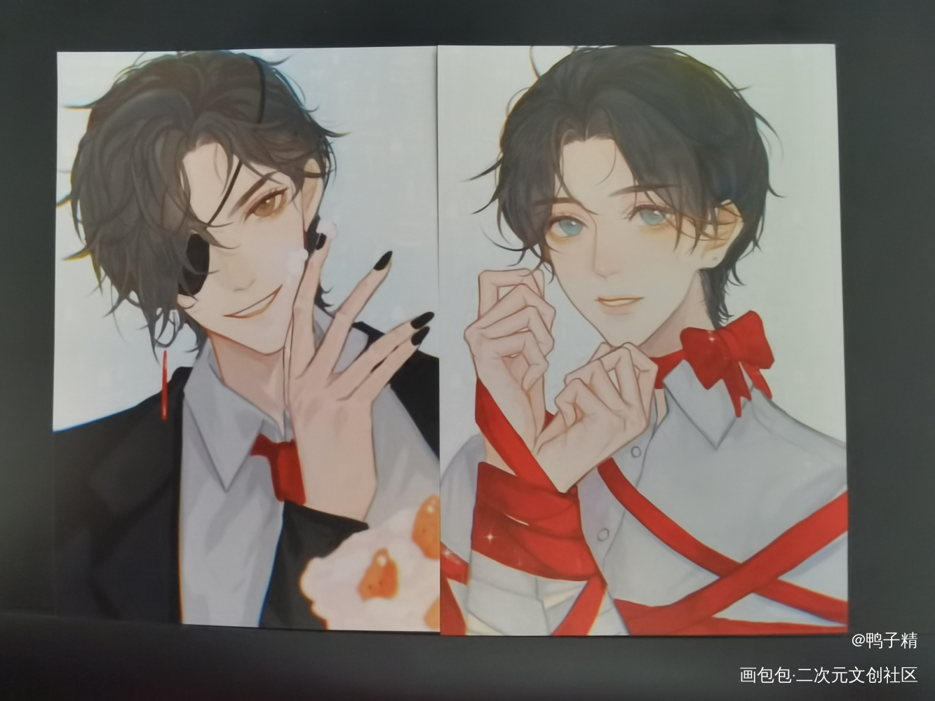 _天官赐福授权返图谢怜花城绘画作品