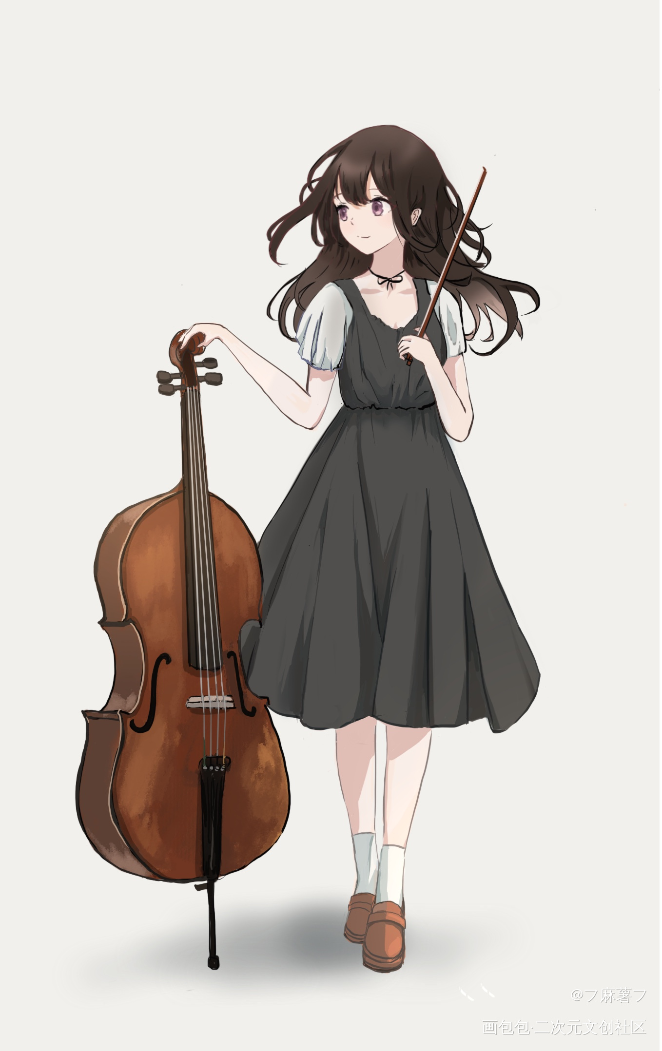 Cello_板绘绘画作品