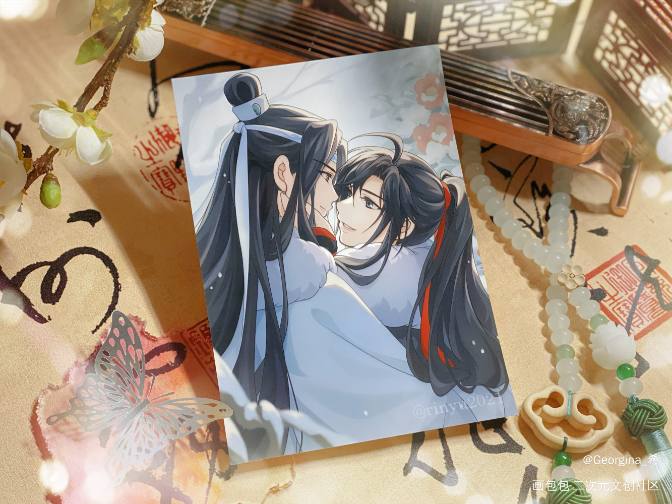 _魔道祖师蓝忘机·魔道祖师魏无羡·魔道祖师绘画作品