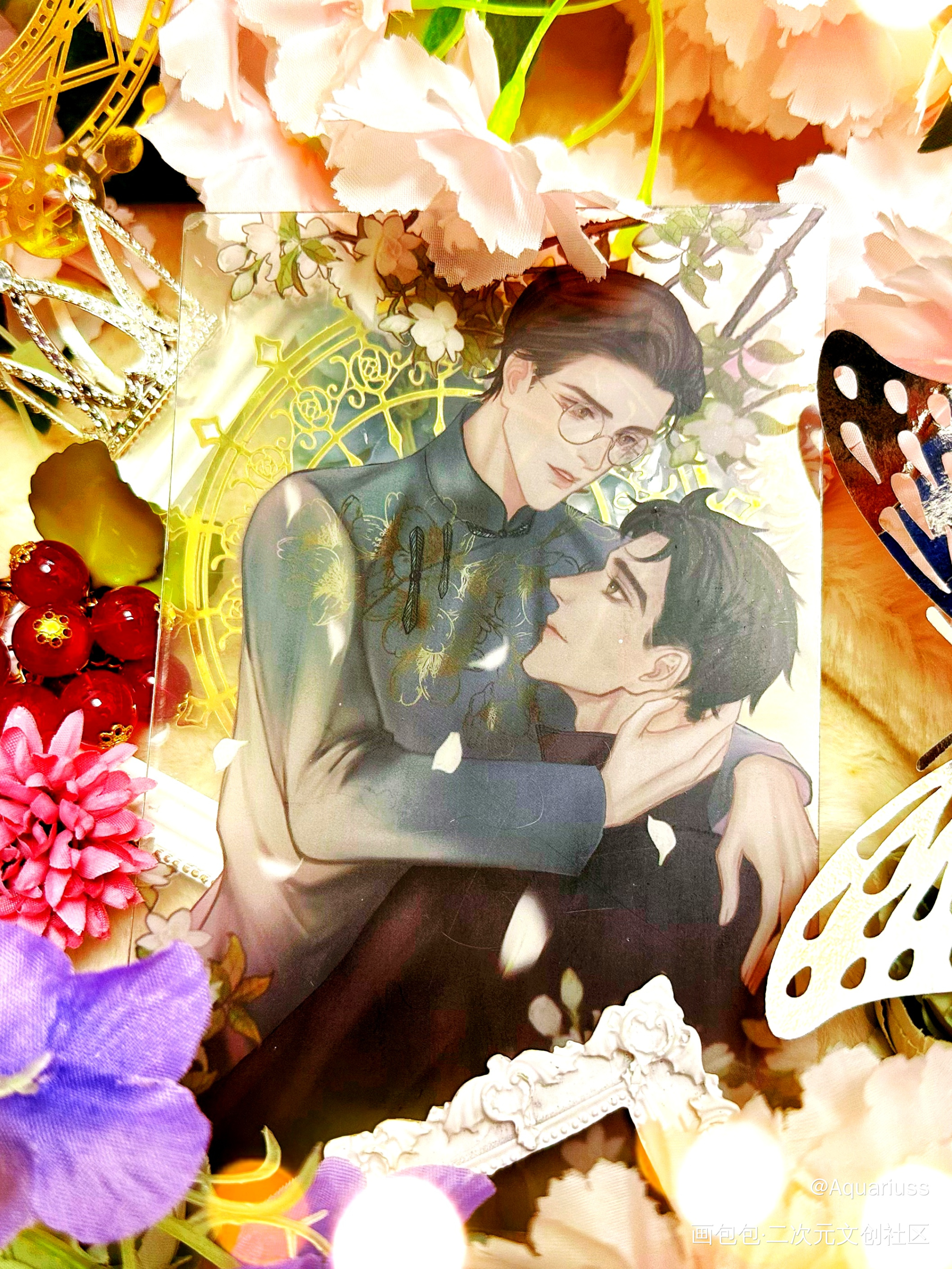 原顾贴贴_针锋对决188男团原炀·针锋对决顾青裴·针锋对决绘画作品