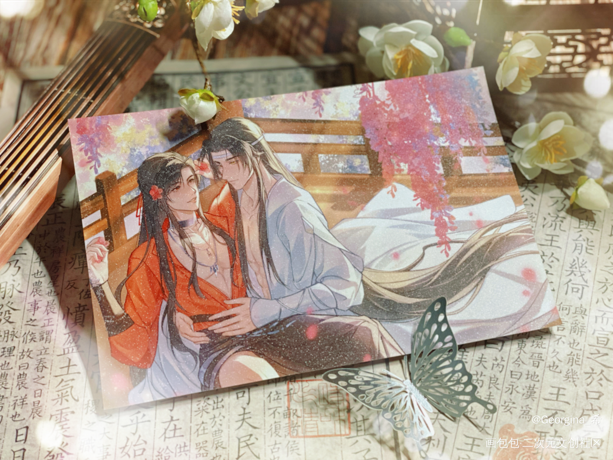 _魔道祖师蓝忘机·魔道祖师魏无羡·魔道祖师绘画作品