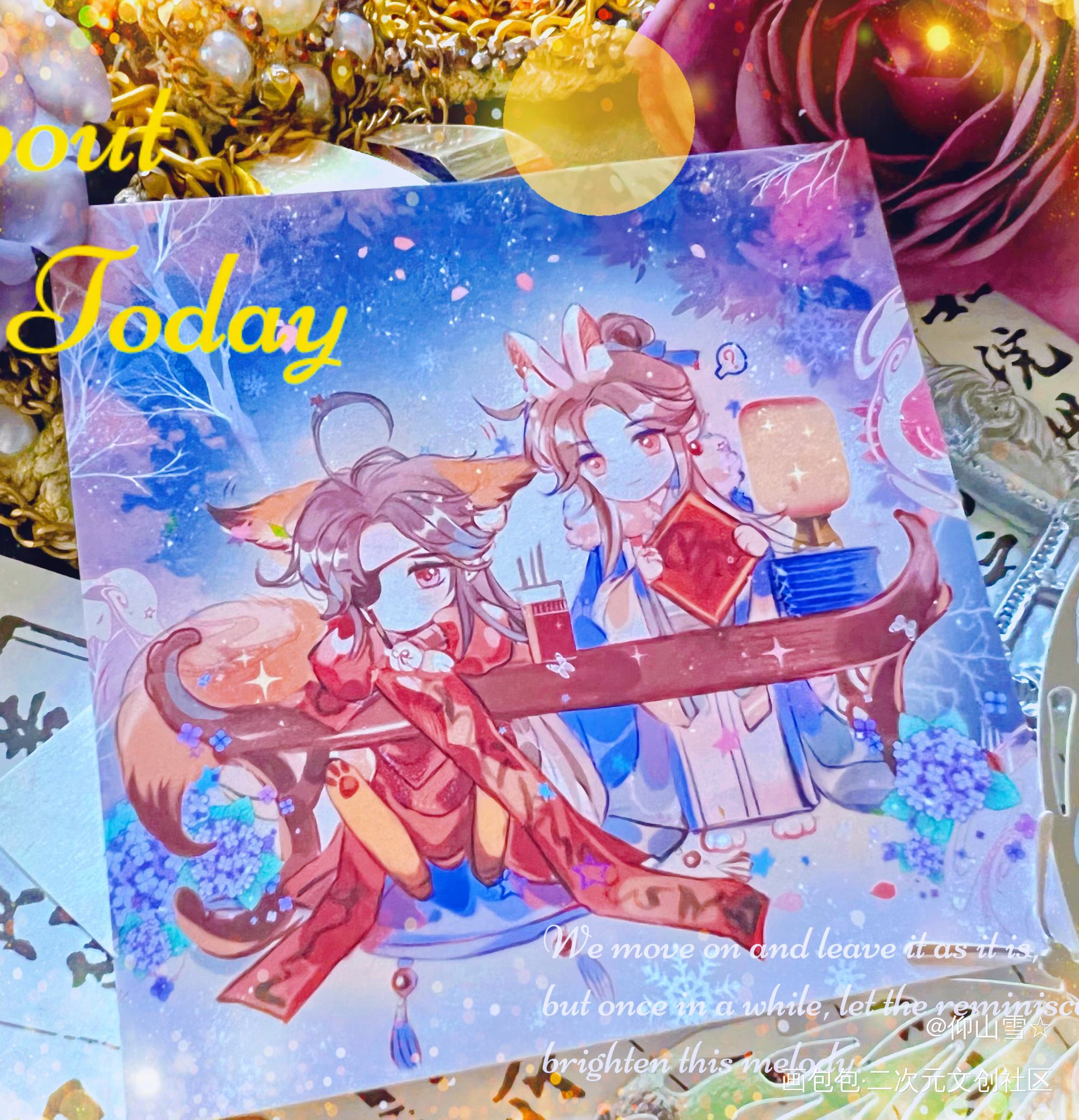 鬼王画符_天官赐福花城·天官赐福谢怜·天官赐福绘画作品