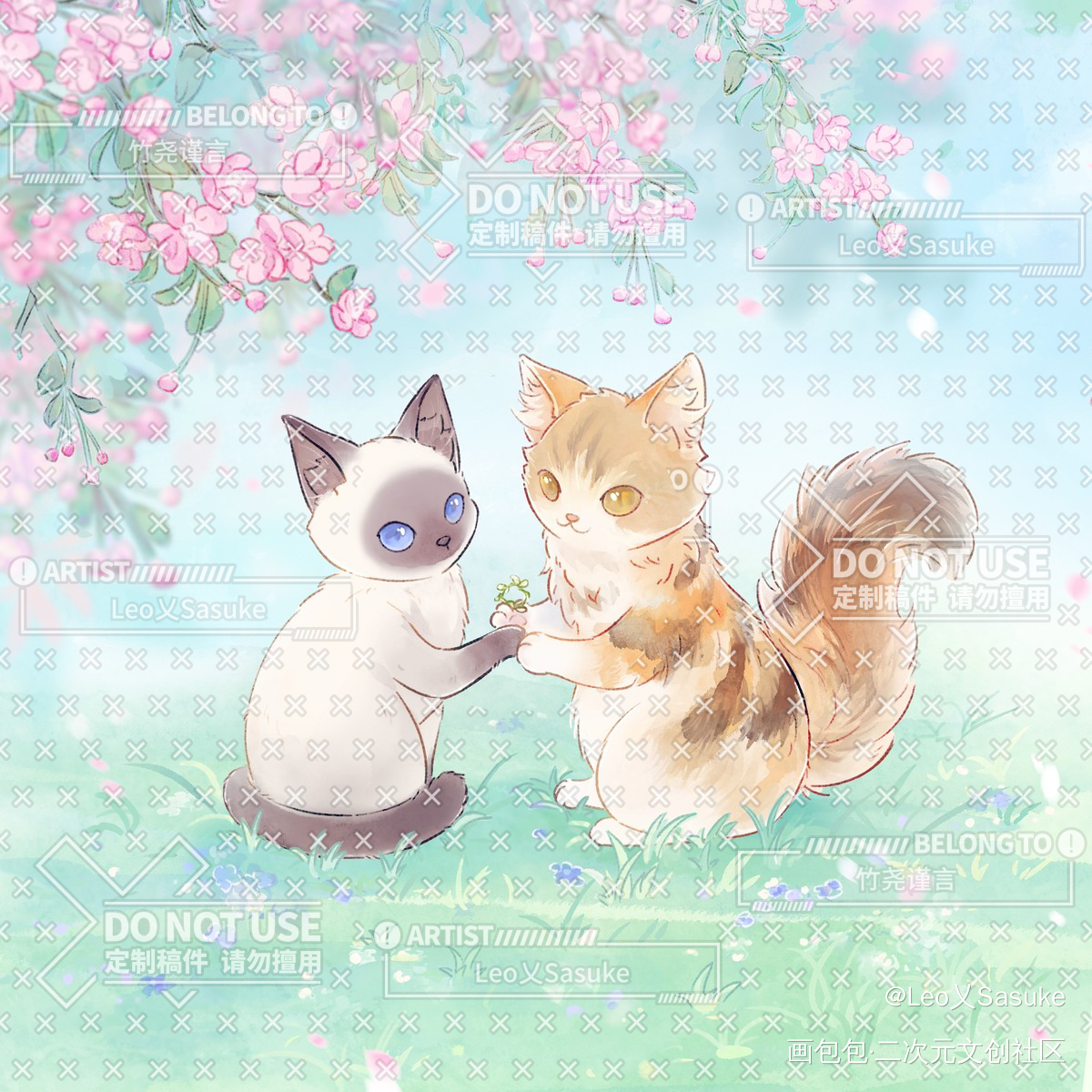 (ง •̀_•́)ง_小动物绘画作品