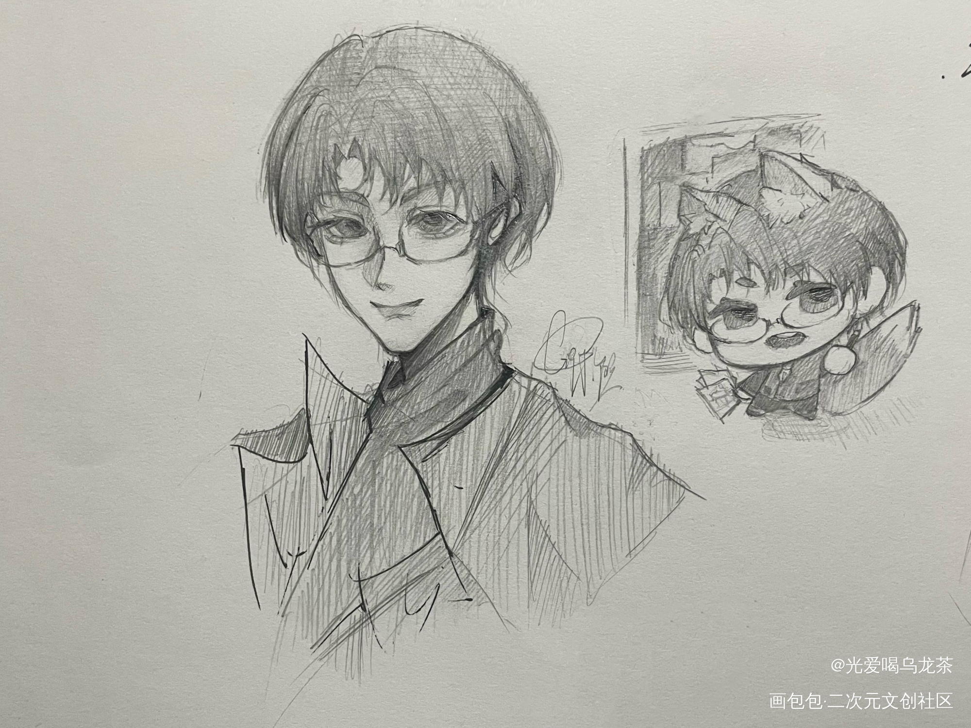 _针锋对决绘画作品