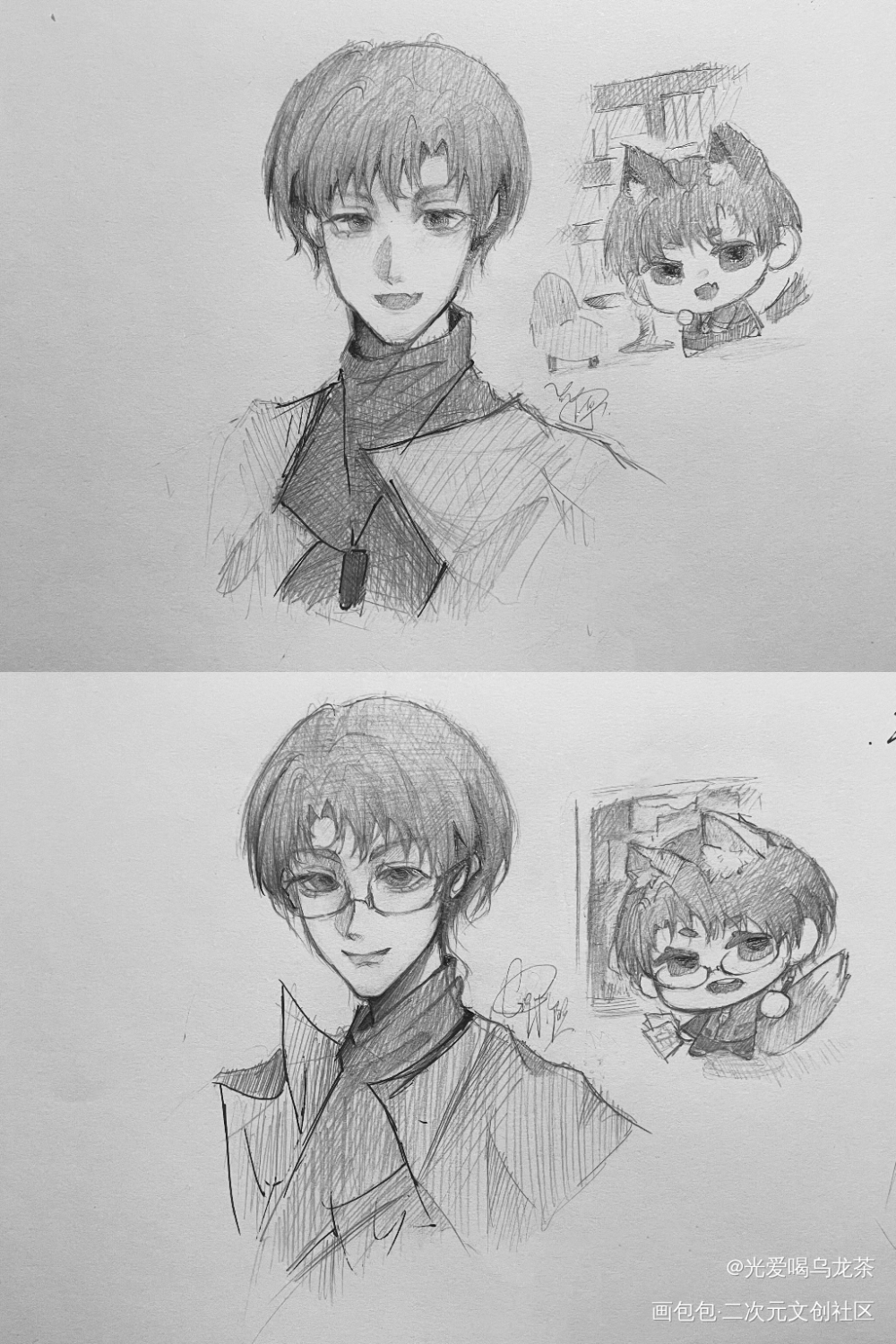 _针锋对决绘画作品