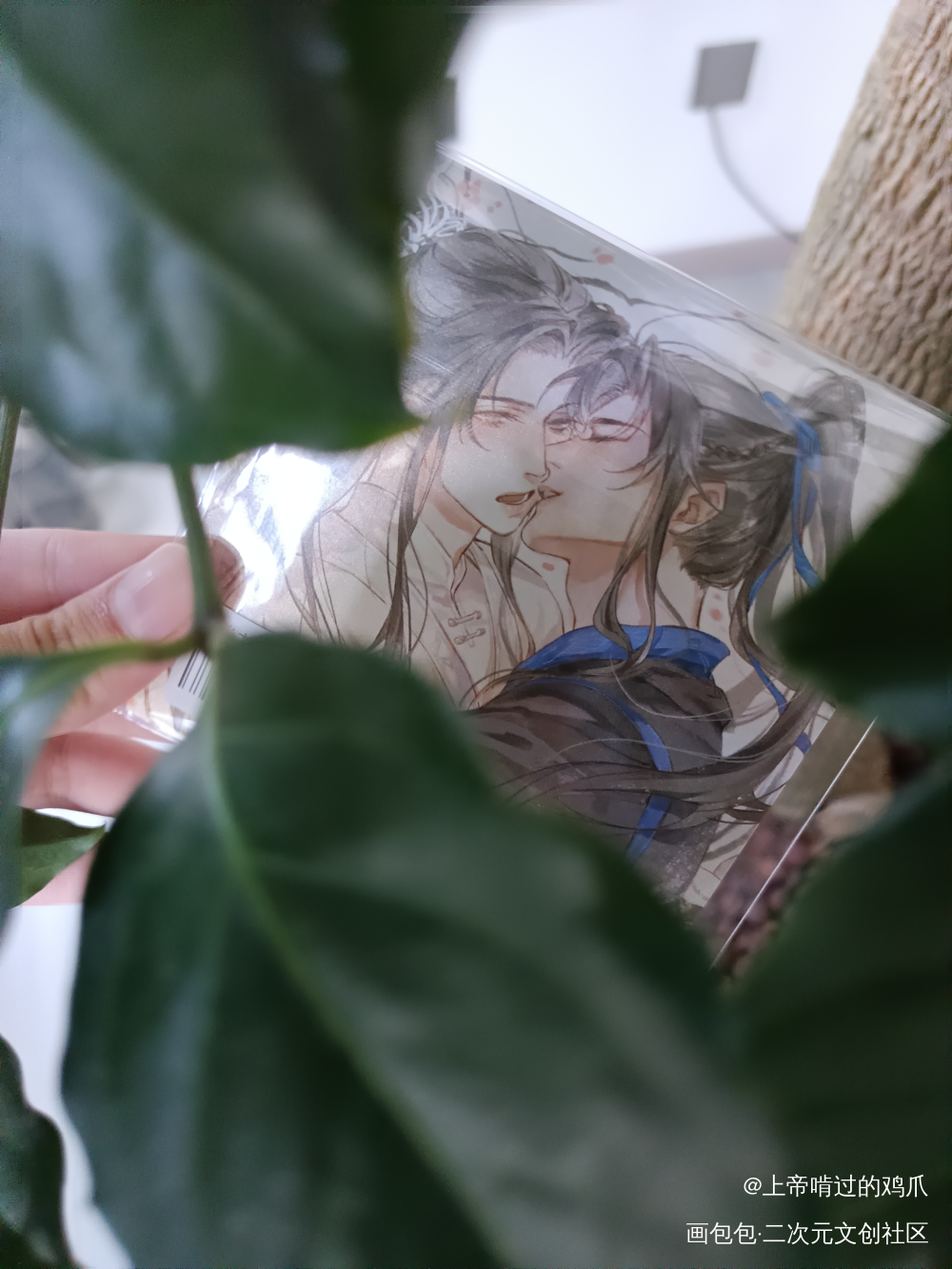 甜甜的小情侣_二哈和他的白猫师尊授权返图绘画作品