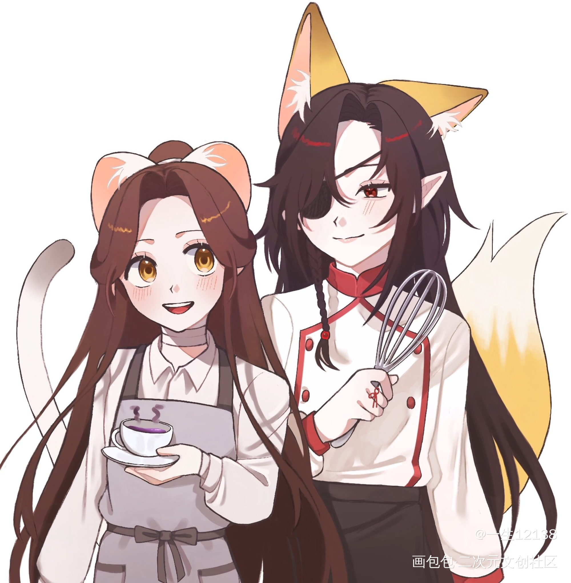 ☕️_天官赐福花城·天官赐福谢怜·天官赐福绘画作品
