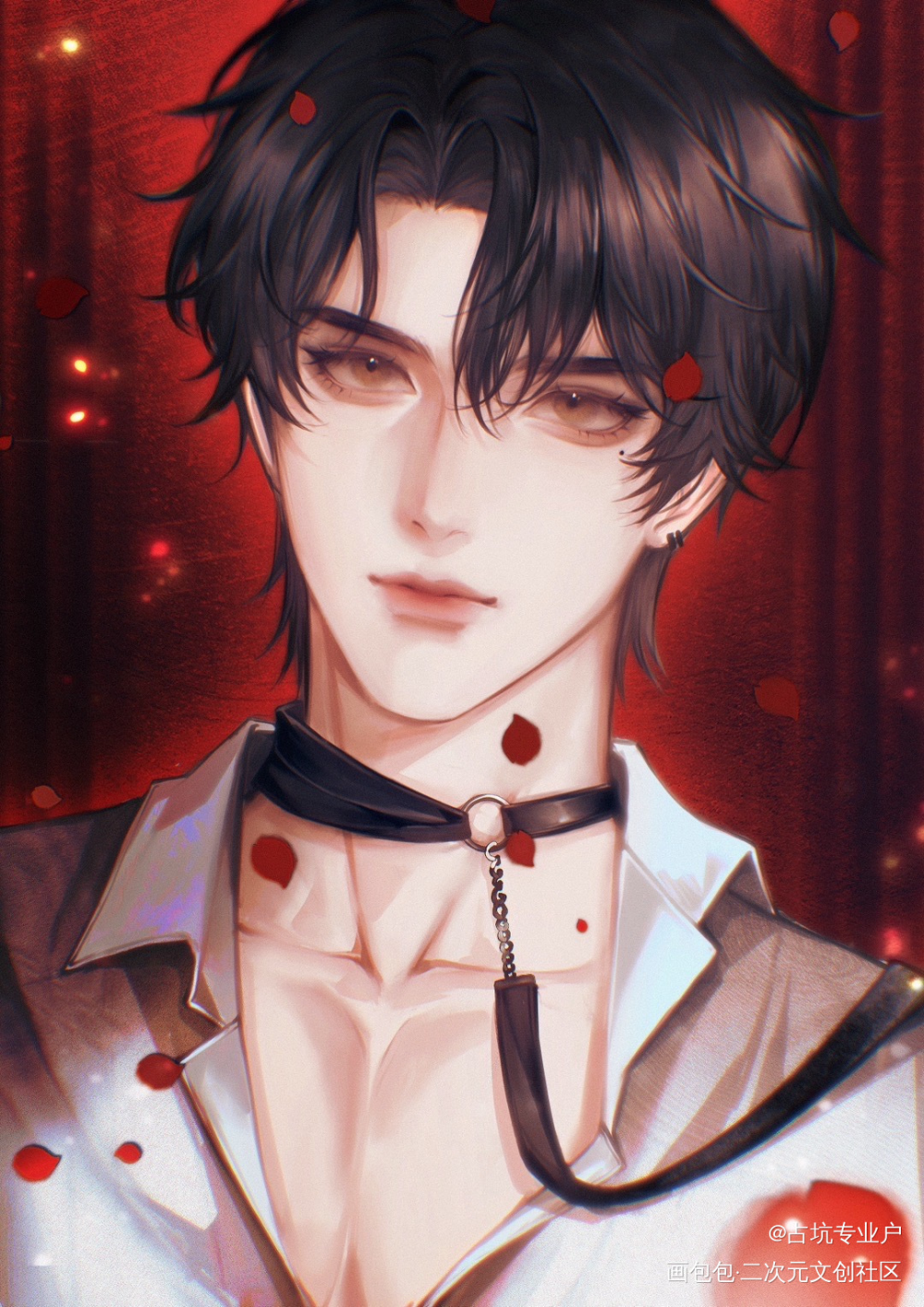 小羊🐑_188男团赵锦辛·谁把谁当真绘画作品