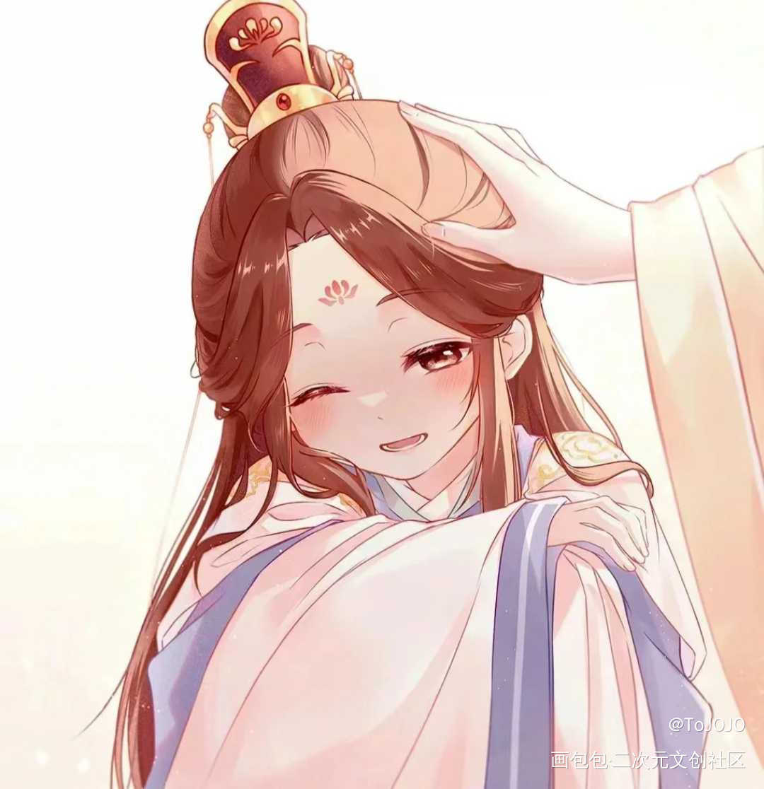 摸摸头~_天官赐福谢怜·天官赐福谢怜绘画作品