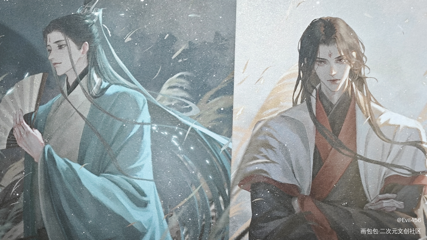─=≡Σ((( つ•̀ 3 •́)つ_人渣反派自救系统授权返图沈清秋·人渣反派自救系统绘画作品