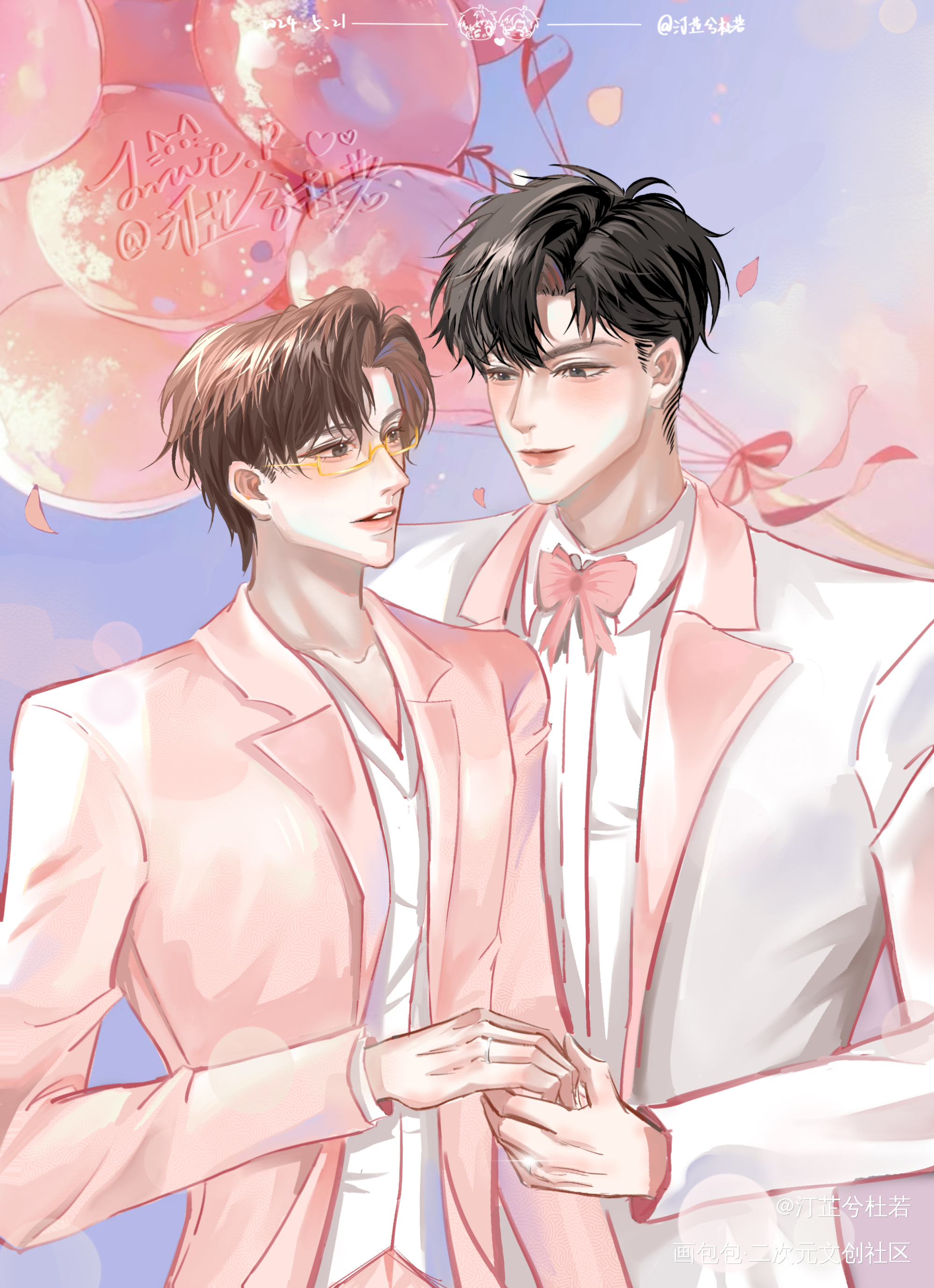 原顾521快乐！_针锋对决188男团原顾绘画作品