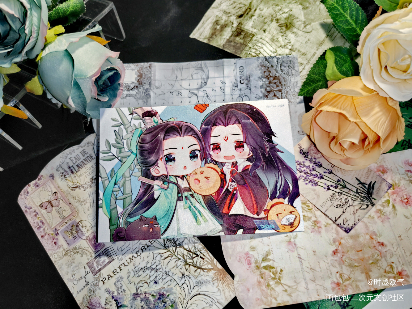 _人渣反派自救系统站外返图洛冰河·人渣反派自救系统沈清秋·人渣反派自救系统绘画作品