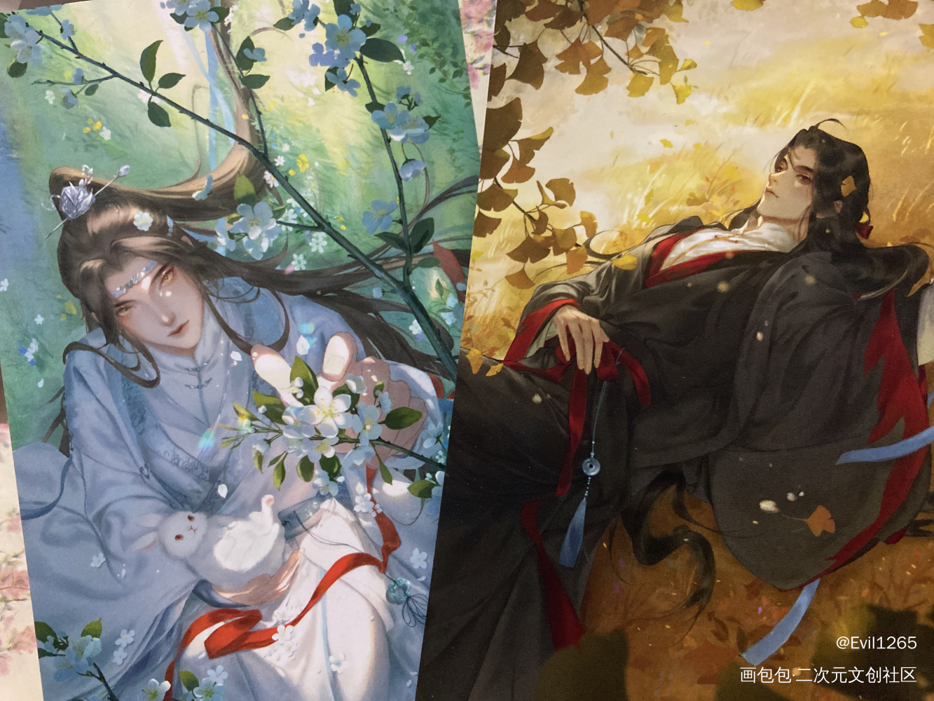 忘羡绝配_魔道祖师无料返图绘画作品