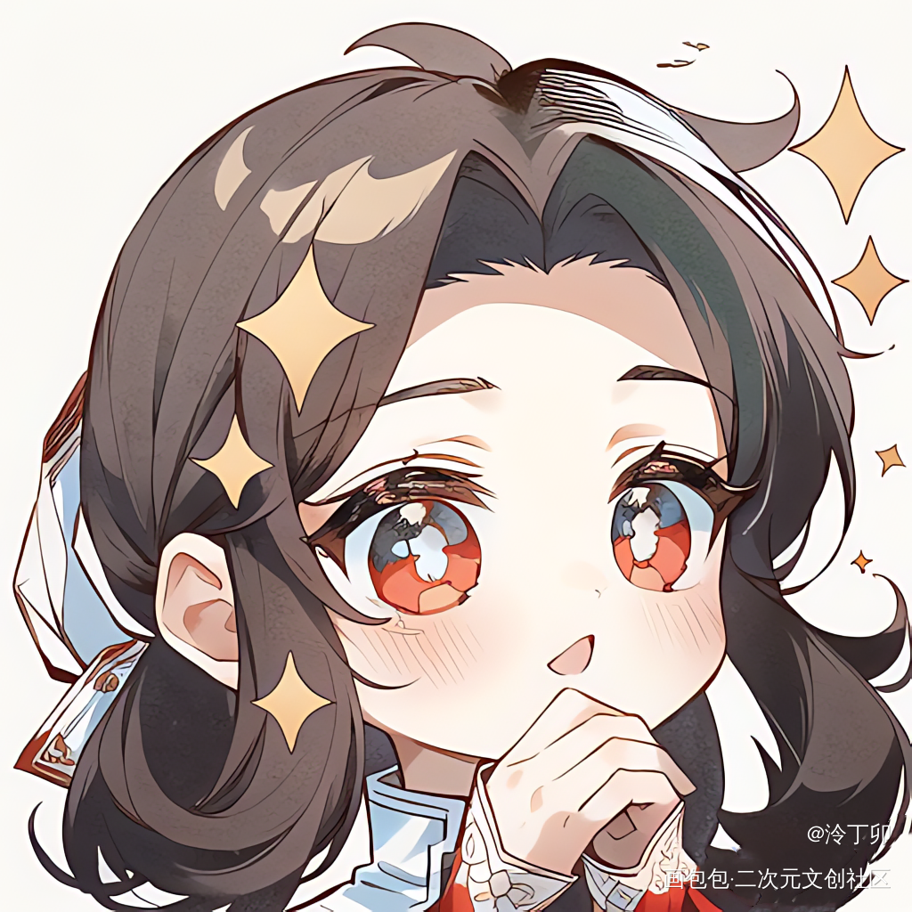 怜怜看到什么了 星星眼崇拜_天官赐福谢怜·天官赐福绘画作品