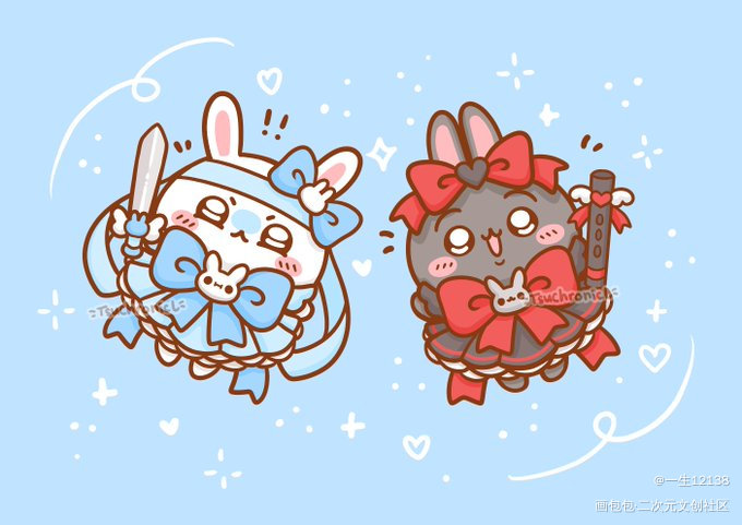 忘羡但是chiikawa_魔道祖师蓝忘机·魔道祖师魏无羡·魔道祖师绘画作品