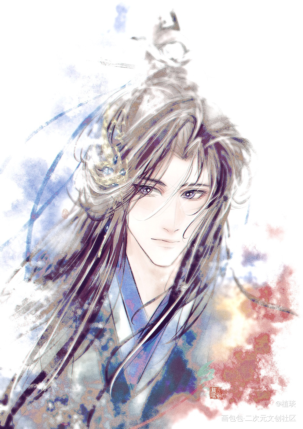 诸葛瑾_代号鸢创作日常摸鱼绘画作品