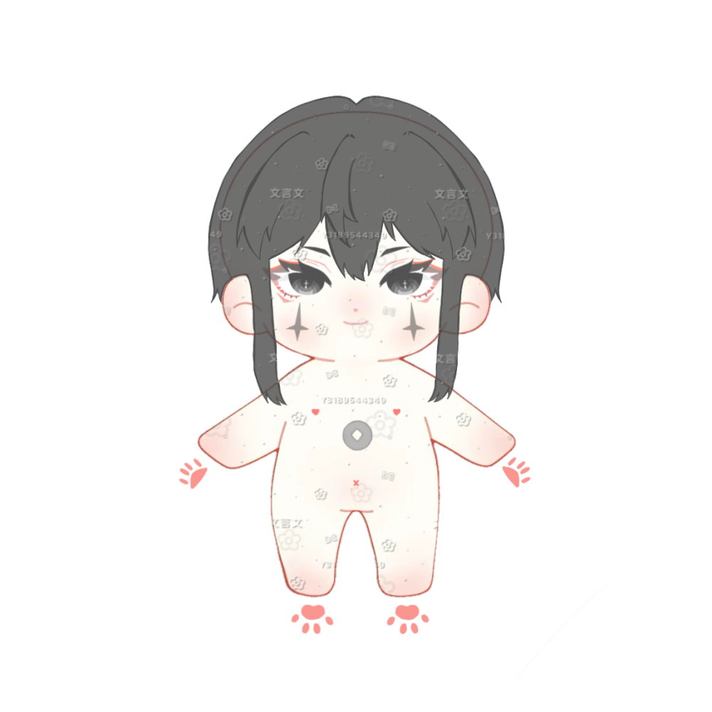 棉花娃娃_绘画作品