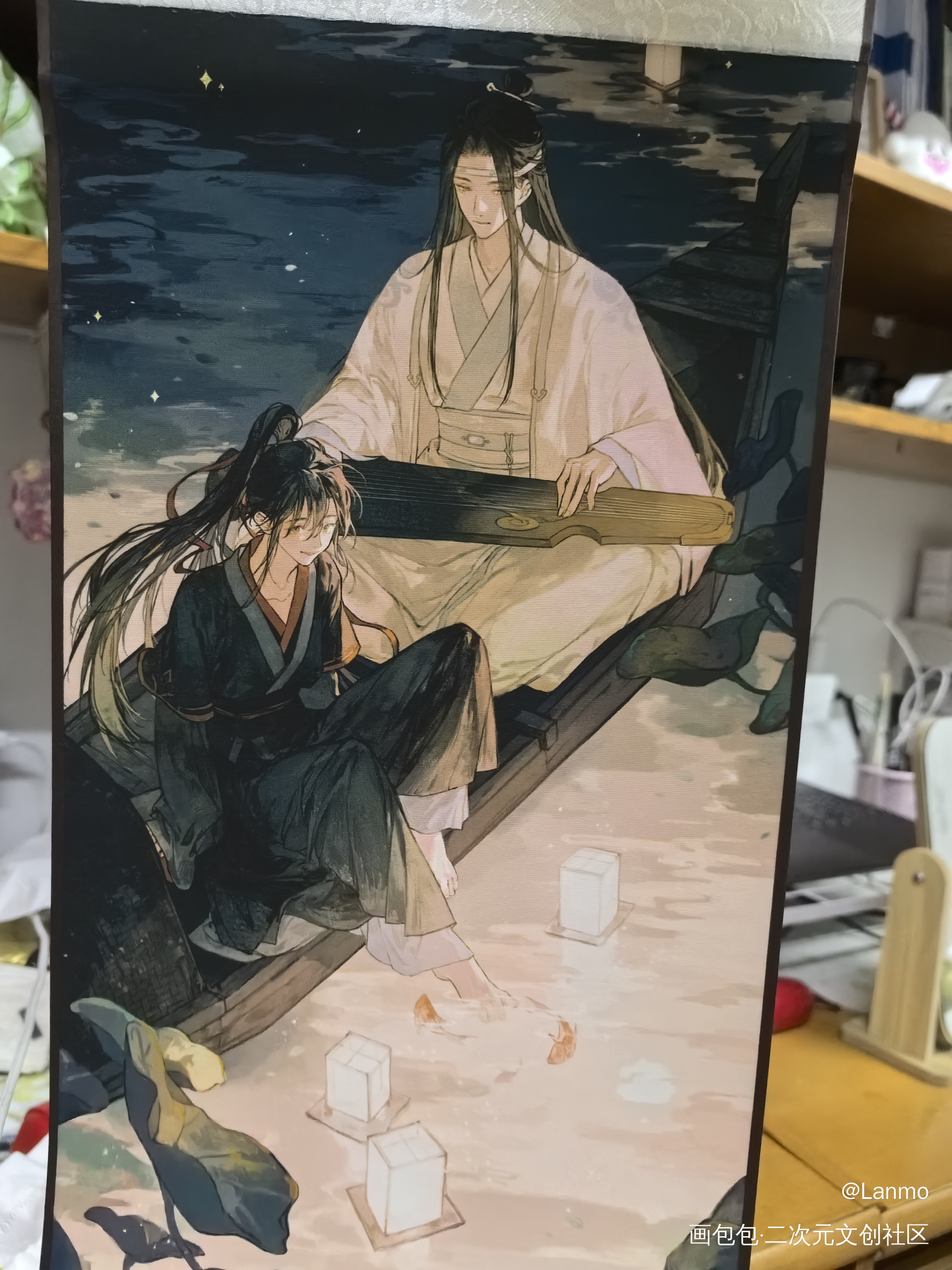 太美啦_魔道祖师蓝忘机·魔道祖师魏无羡·魔道祖师绘画作品