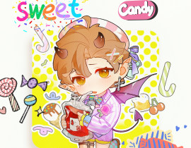 sweet candy_绘画作品