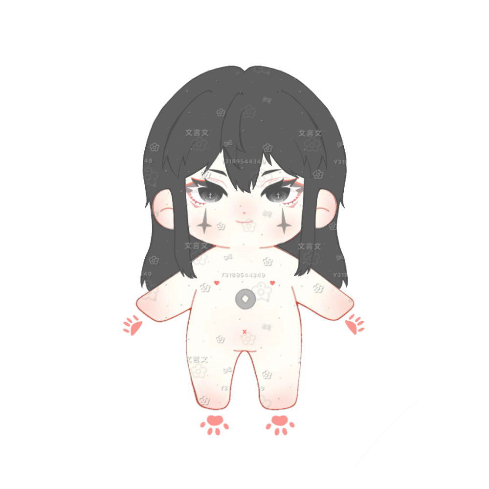 棉花娃娃_绘画作品