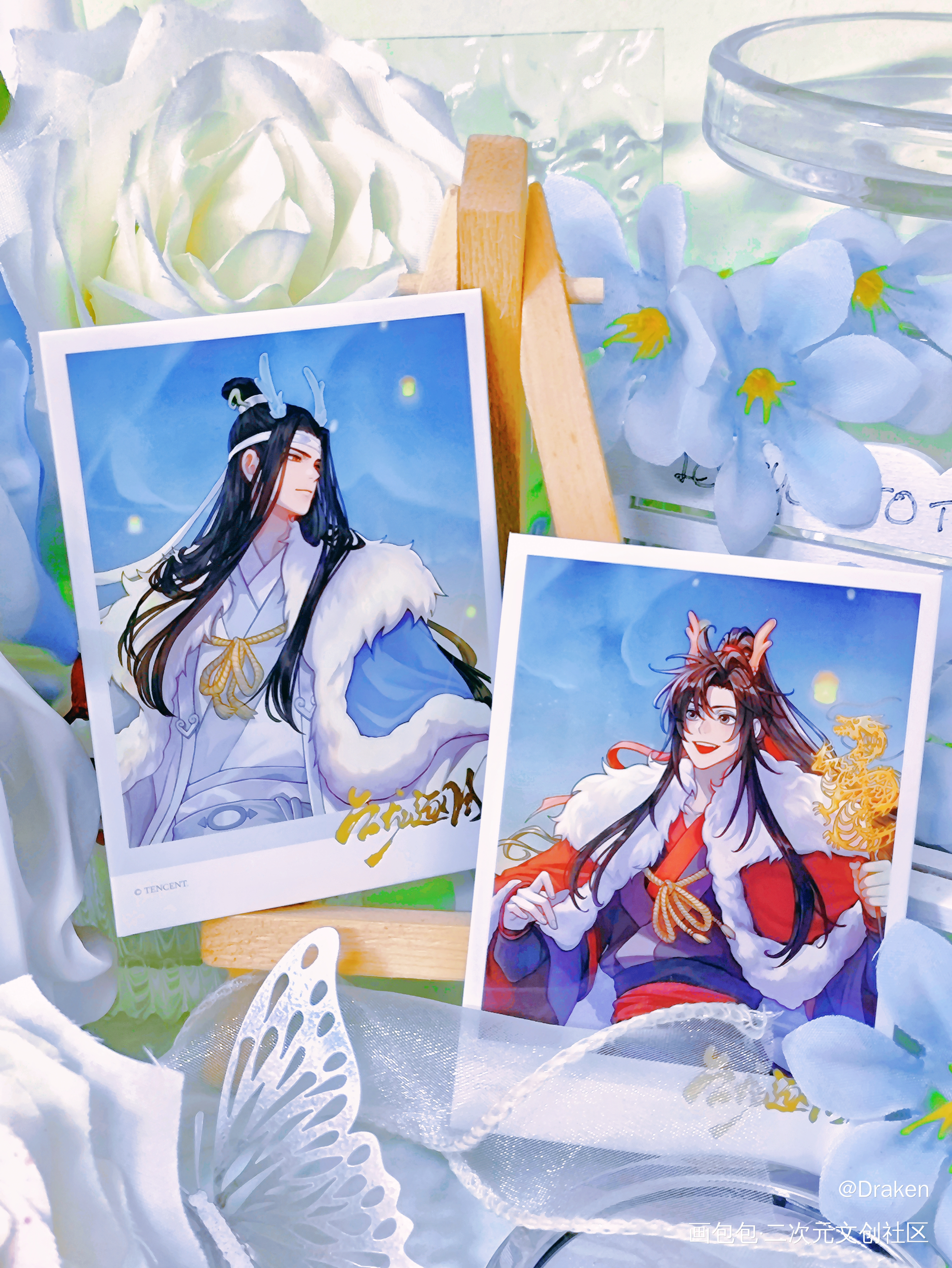 _魔道祖师蓝忘机·魔道祖师魏无羡·魔道祖师绘画作品