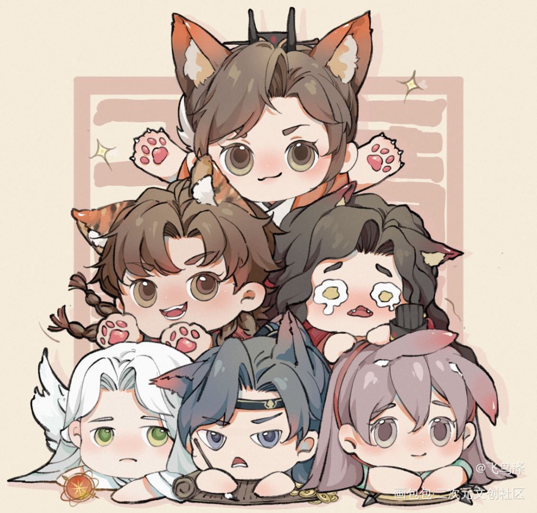 广陵堆堆乐_代号鸢Q版绘画作品