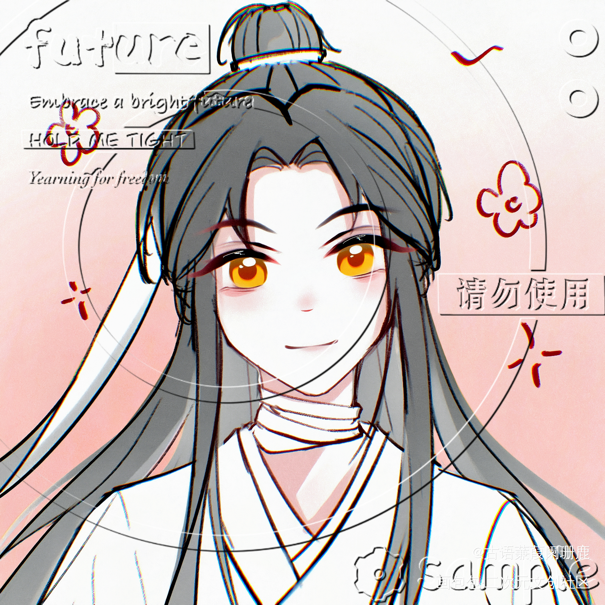 怜_天官赐福花城·天官赐福谢怜·天官赐福绘画作品