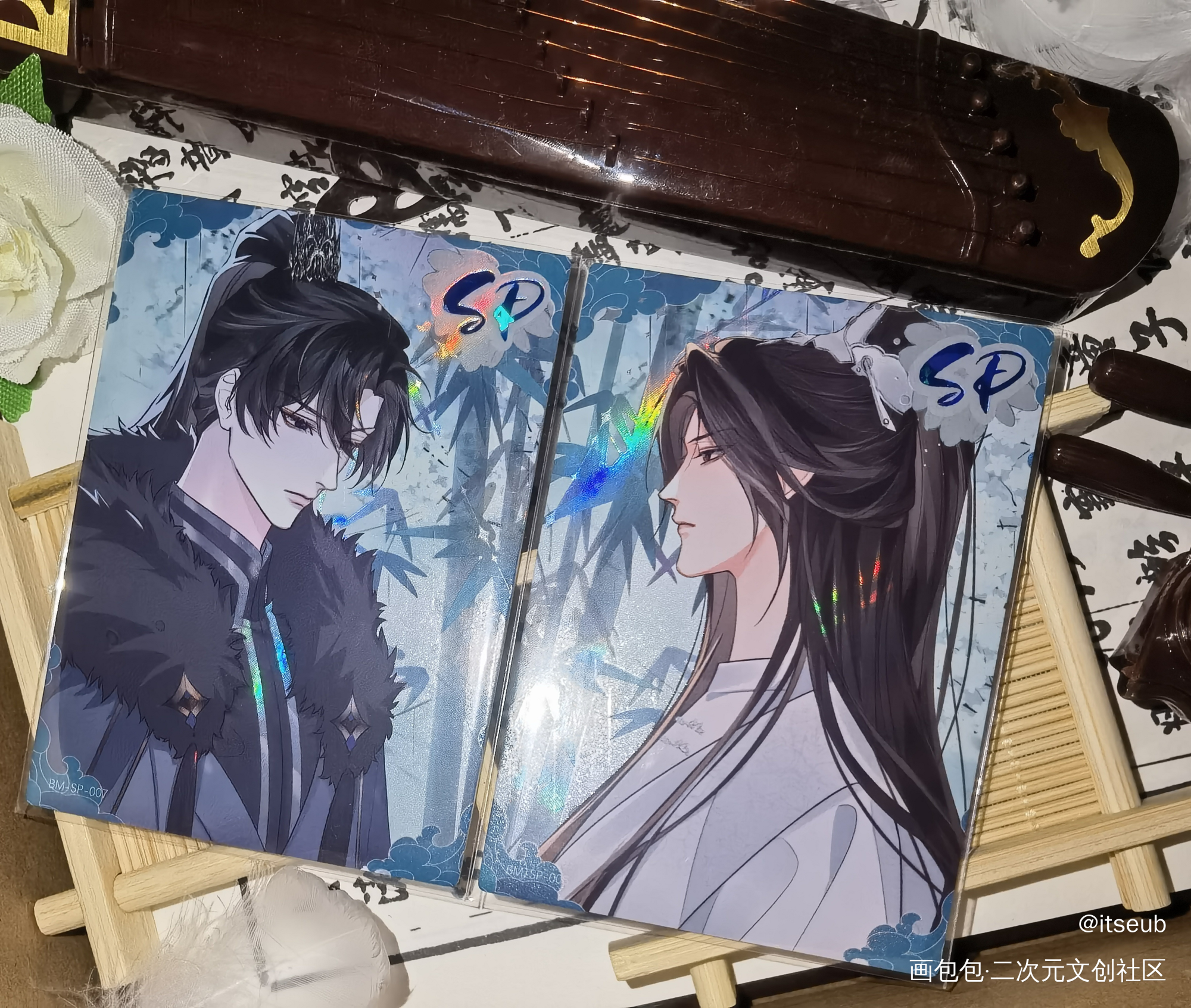 美丽卡片_二哈和他的白猫师尊高质量美谷授权返图无料返图墨燃·二哈和他的白猫师尊楚晚宁·二哈和他的白猫师尊古风绘画作品