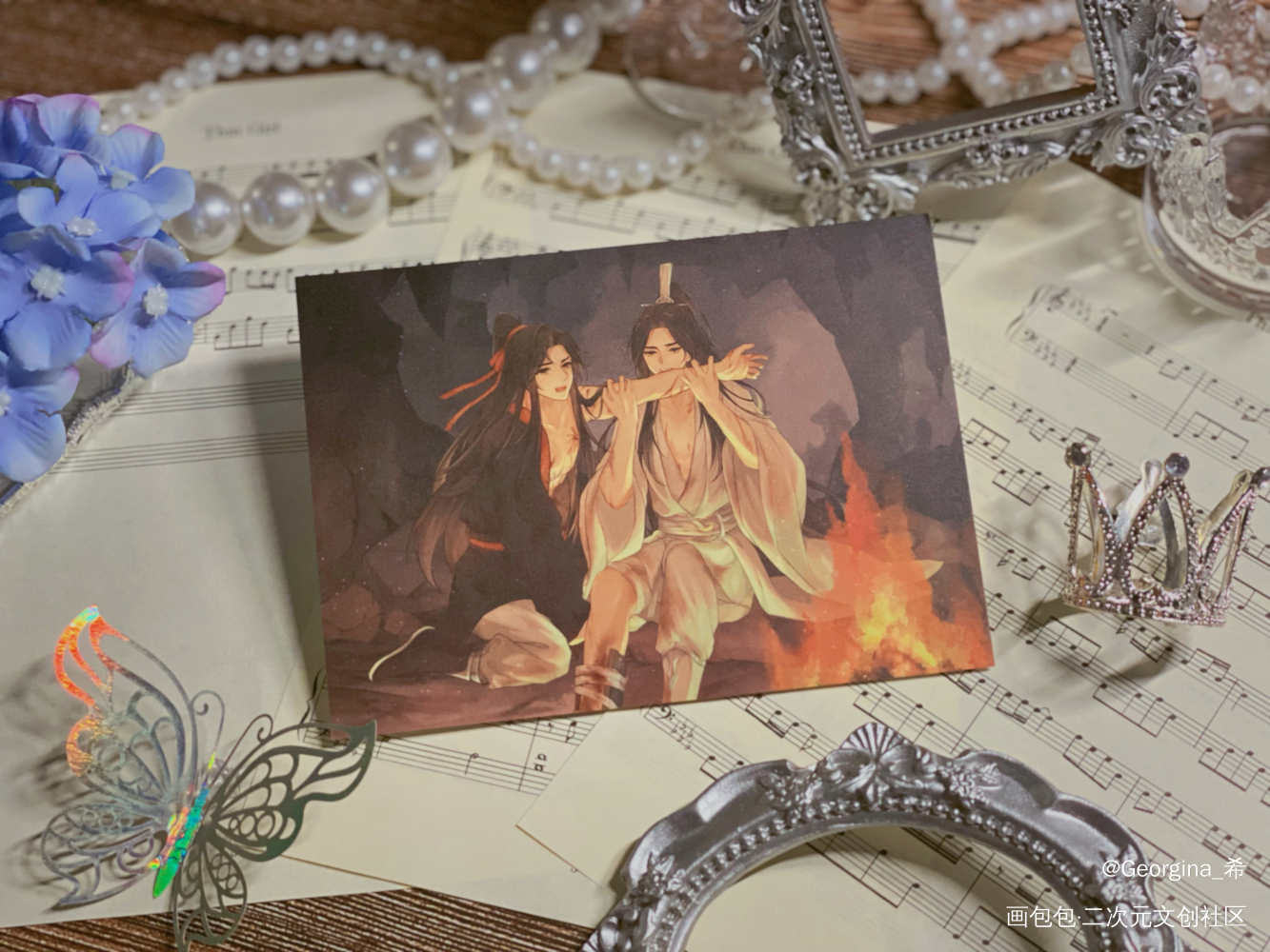 _魔道祖师蓝忘机·魔道祖师魏无羡·魔道祖师绘画作品