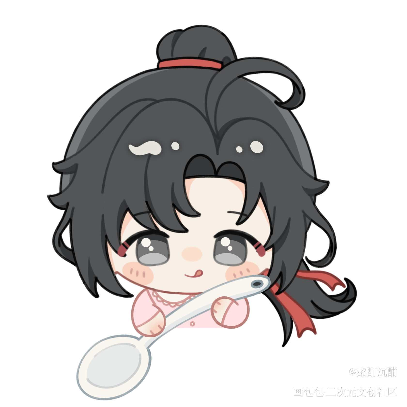 我只吃一勺子_魔道祖师忘羡魏无羡绘画作品