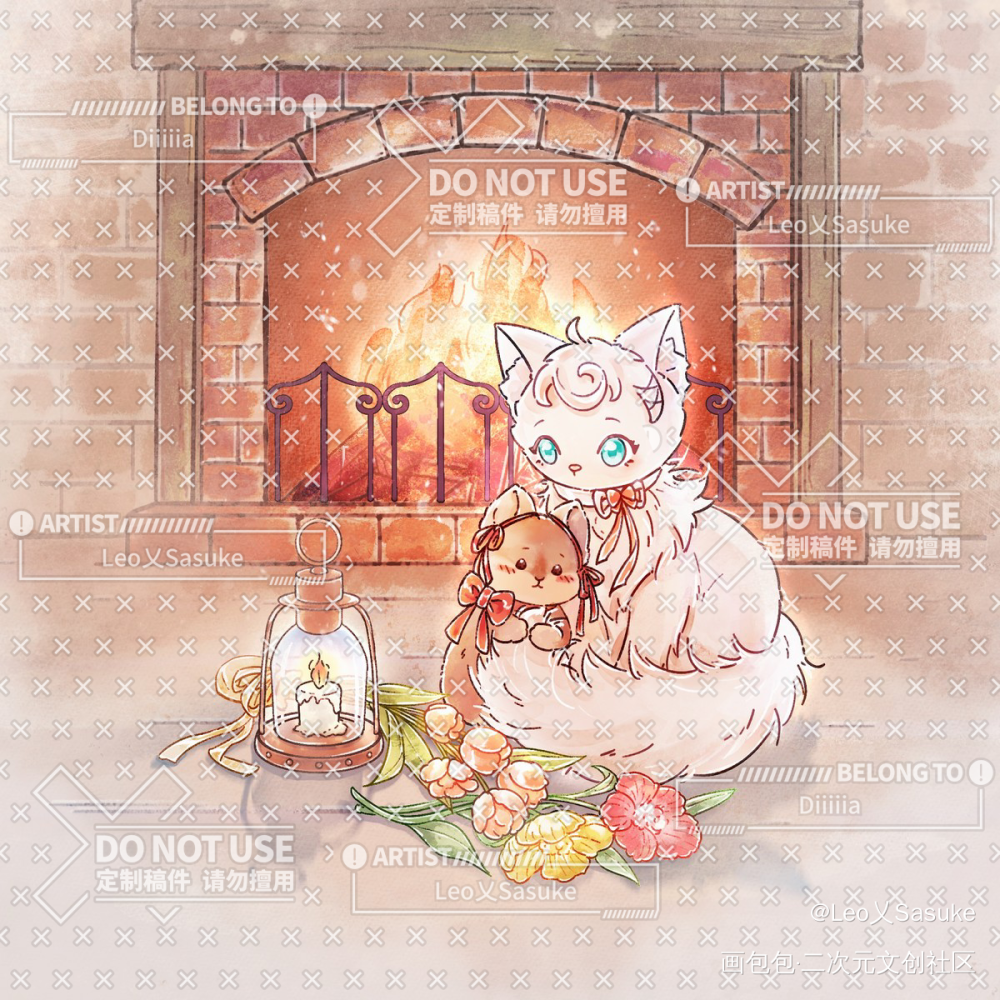 稿~_拟兽小动物绘画作品