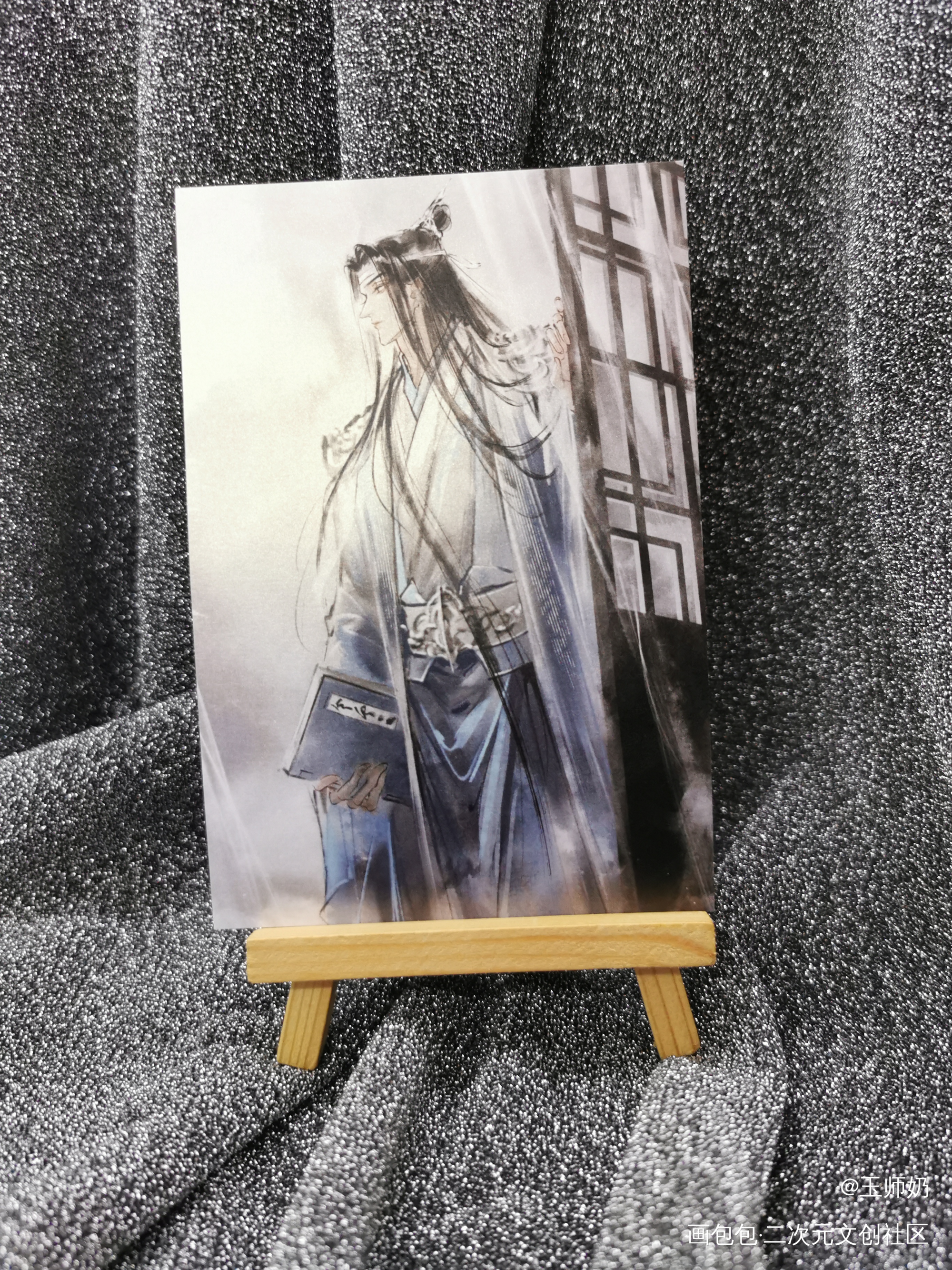 _画包包魔道祖师授权返图蓝忘机·魔道祖师蓝忘机古风绘画作品